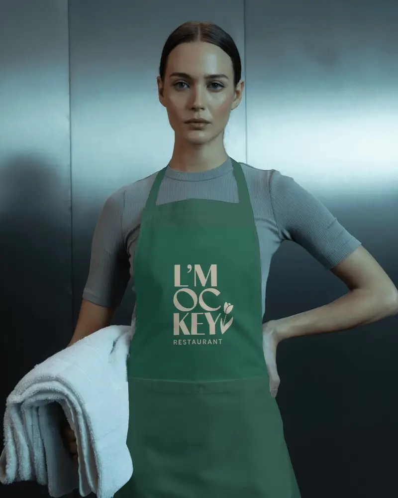 Durable And Comfortable Apron Mockup For Cooking Baking Cleaning And Restaurant Use