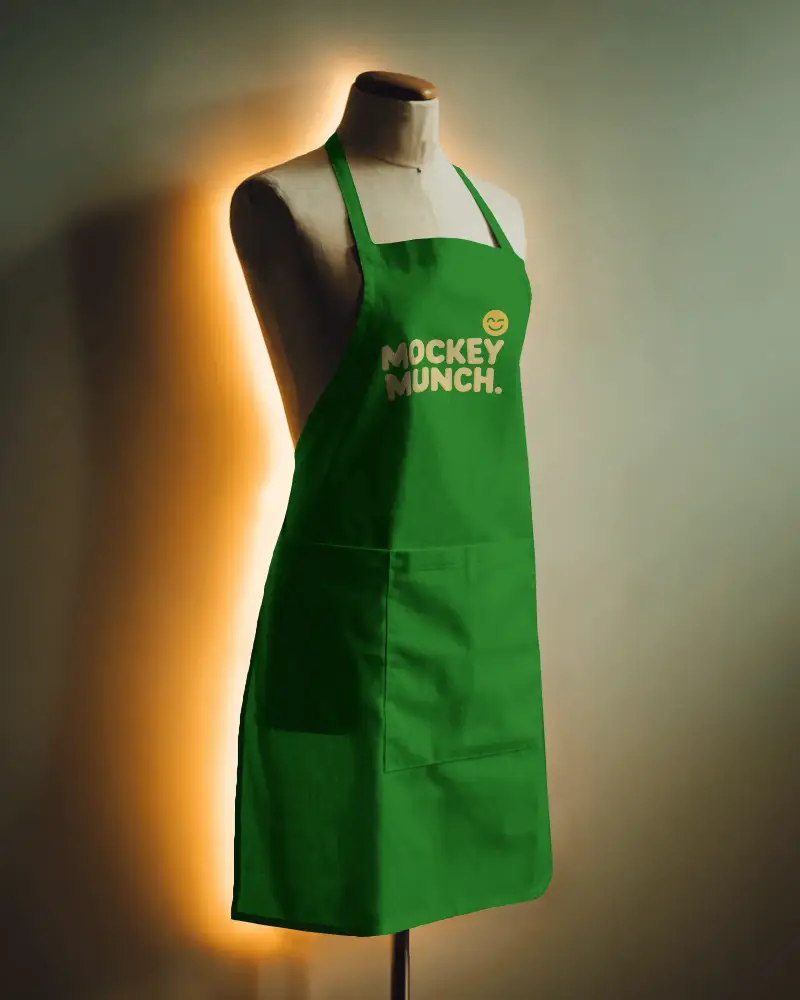 Stylish Chef Apron Mockup Showcasing Practical And Comfortable Wear For Home Or Restaurant