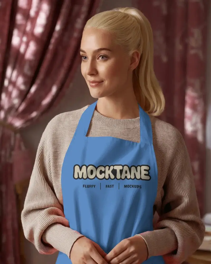 Stylish Apron Mockup For Chefs Home Cooks Professional And Everyday Use Protective Gear