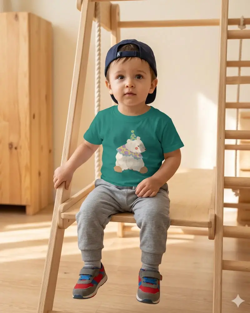 Baby Tee Mockup For Kids Comfortable Casual Wear Perfect For Toddlers Every Day Outfits