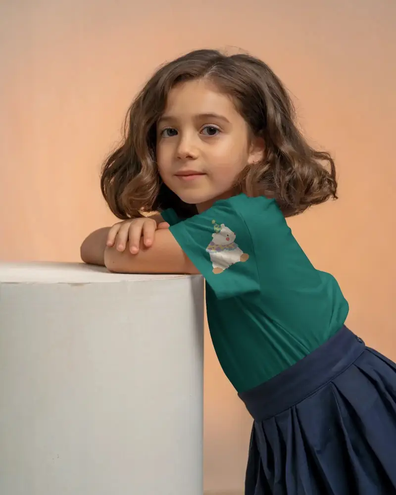 Stylish Baby Tee Mockup For Children Apparel Branding And Product Display Online