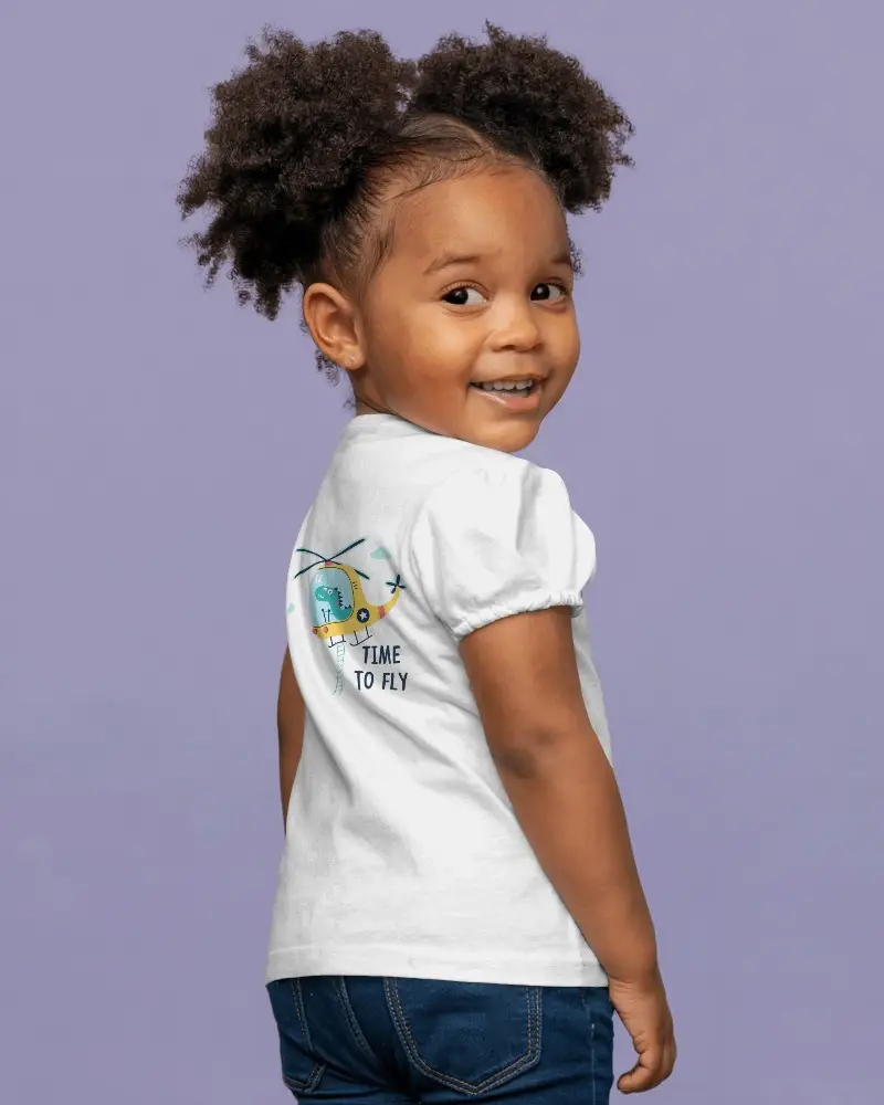 Toddler Baby Tee Mockup Showcasing Soft Comfy Fabric And Perfect Fit For Kids Wear