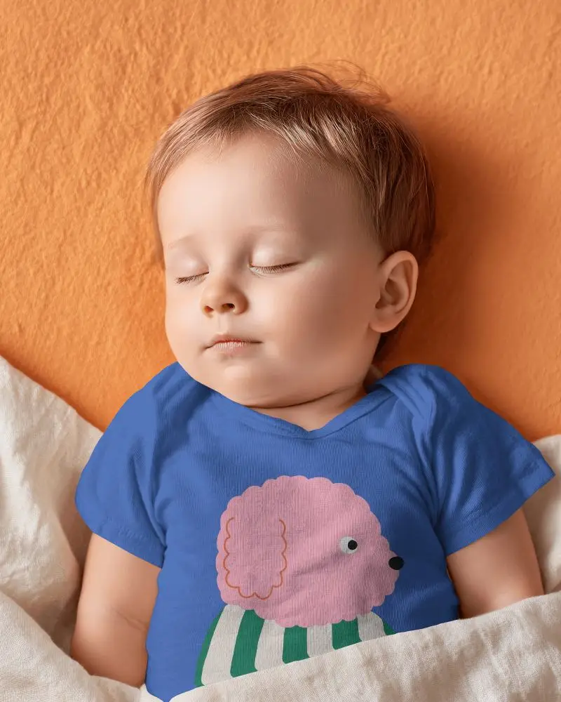 Soft Comfortable Baby Tee Mockup Perfect For Infant Clothing Brands And Boutiques