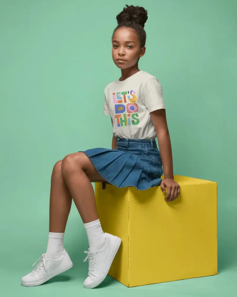 Stylish Baby Tee Mockup For Kids Casual Wear Simple Comfortable Toddler Clothing Idea