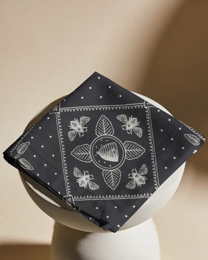 Realistic Texture Closeup Bandana Mockup Styled For Branding And Custom Printing Projects