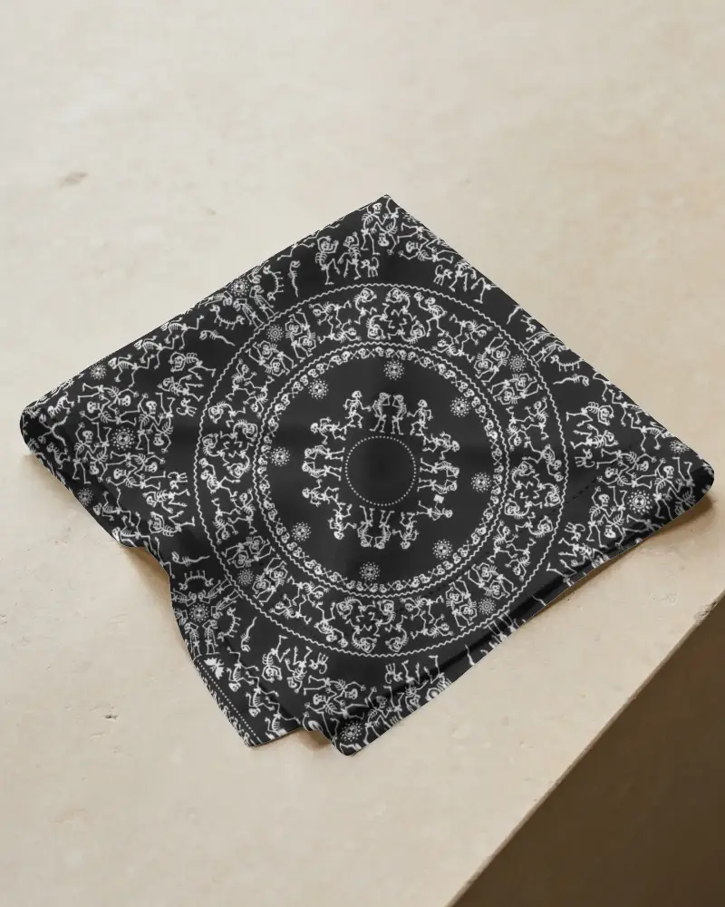 High Resolution Minimalist Cotton Bandana Mockup Perfect For Custom Design Presentation