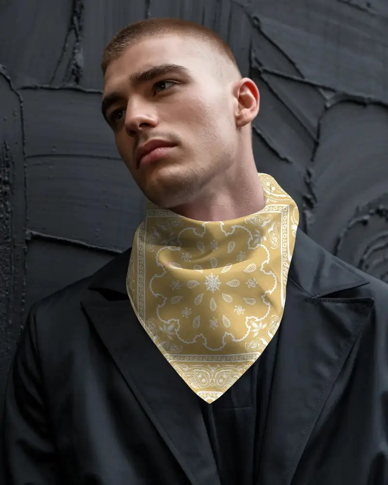 High Quality Bandana Mockup Display For Stylish Outfits And Trendy Accessory Marketing