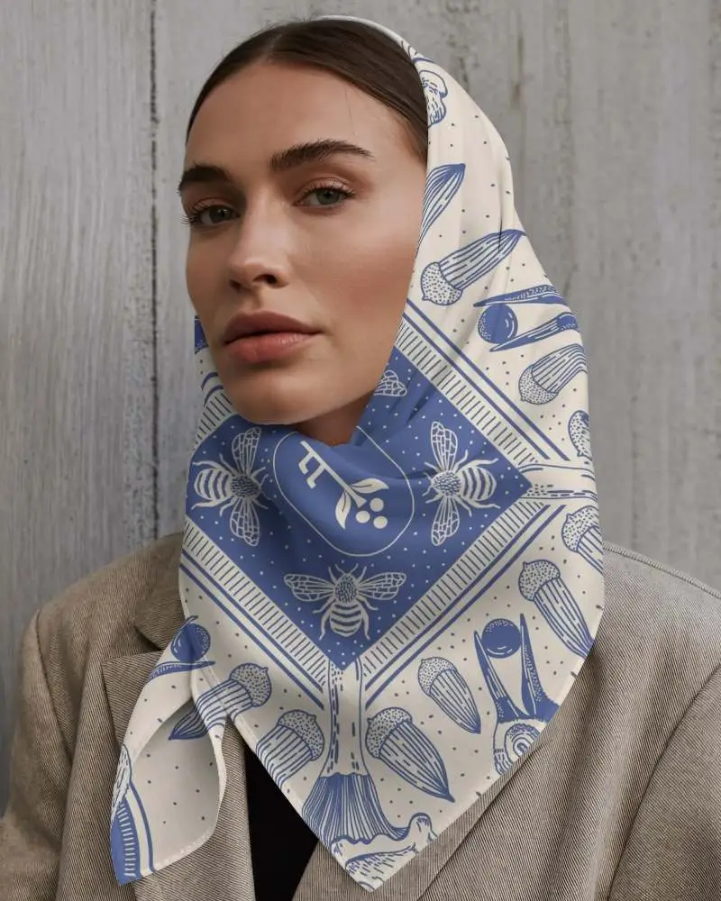 Sleek Soft Material Bandana Mockup Perfect For Custom Print Designs And Fashion Accessories