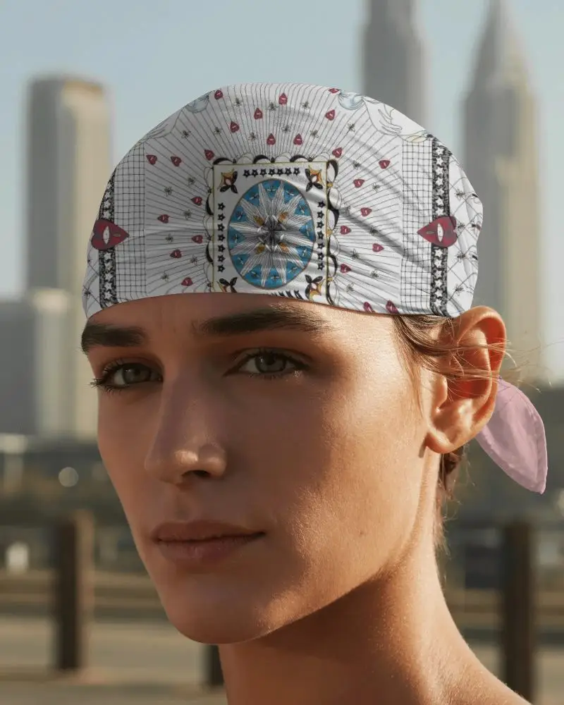 Trendy Bandana Mockup To Showcase Custom Print And Silk Screen Designs Perfectly