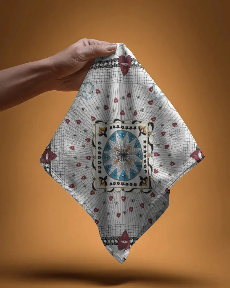 High Quality Handheld Bandana Mockup For Promotional And Marketing Purposes