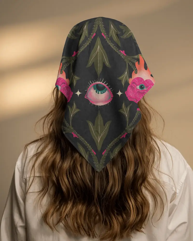 Soft Cotton Bandana Mockup For Custom Designs And Fashion Accessory Promotion