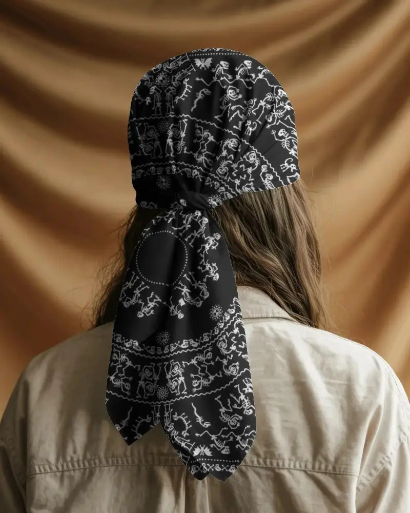 Stylish Bandana Mockup For Print Designs Wearable Headscarf Product Presentations