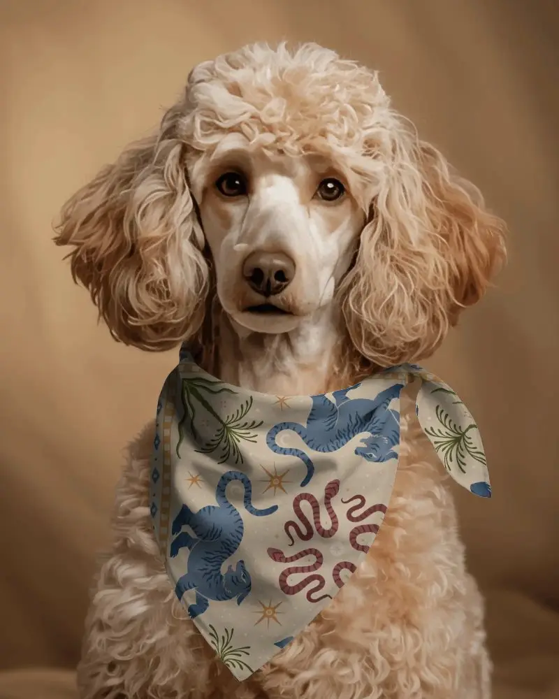 High Quality Pet Bandana Mockup Versatile Dog Accessory Template Easy Customizable Design