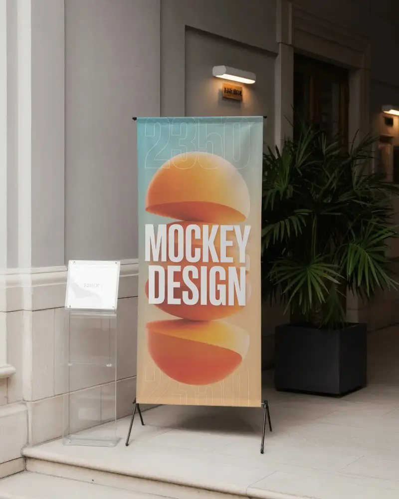 blank-event-banner-mockup-in-city-hall-entrance-with-acrylic-leaflet-stand-and-tile-flooring