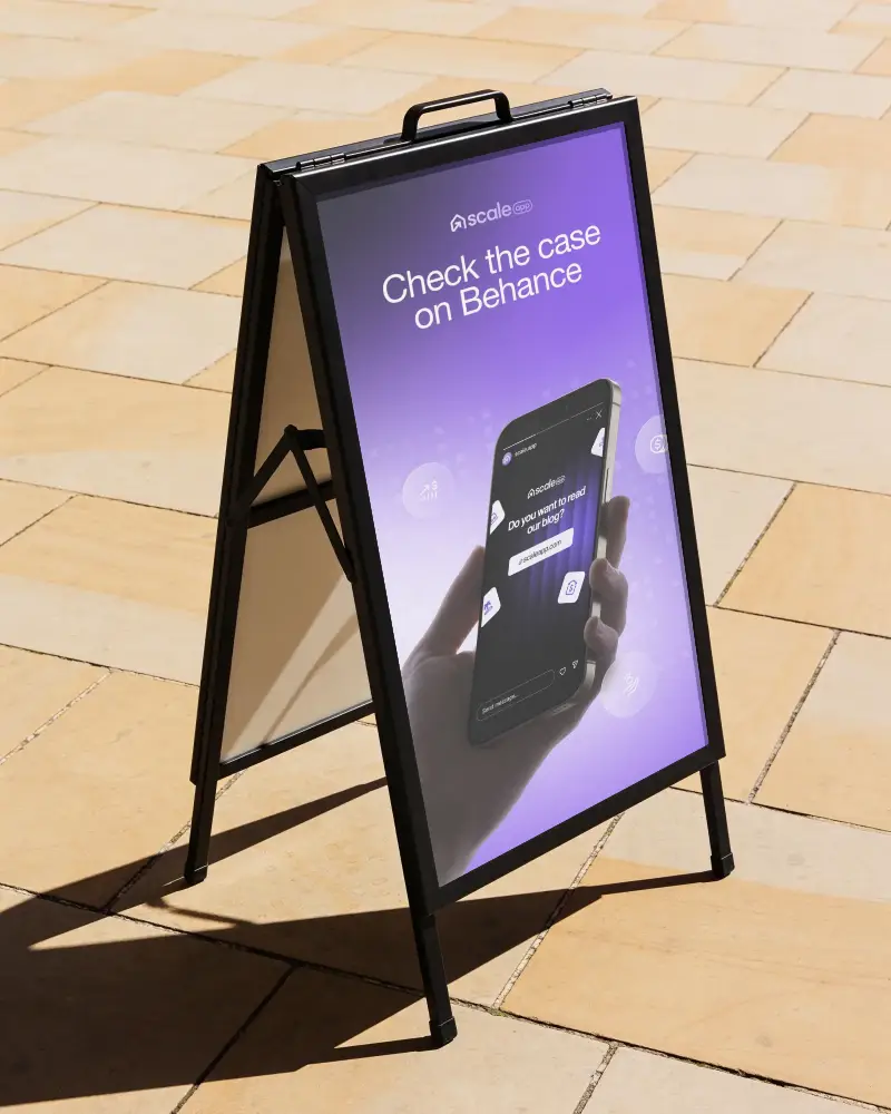 Durable Outdoor Banner Mockup For Retail Promotion And Event Advertising Display Signage