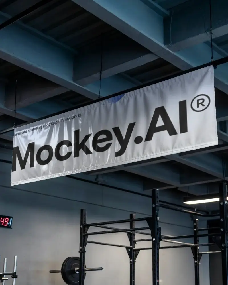 realistic-large-blank-banner-mockup-suspended-from-ceiling-in-modern-gym-environment