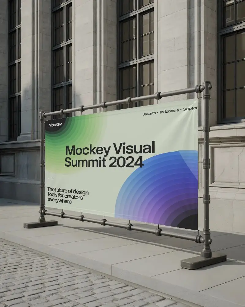 large-blank-banner-mockup-outdoor-street-pavement-building-backdrop