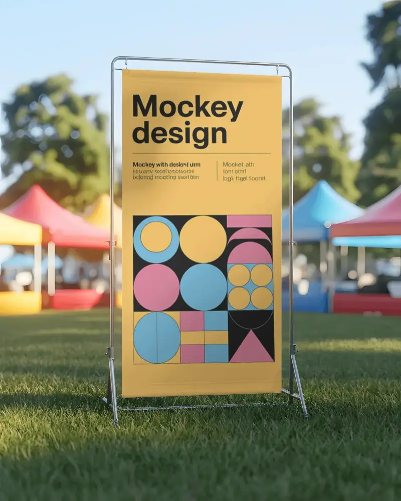 vertical-banner-mockup-outdoor-advertising-banner-on-grass-field-setup