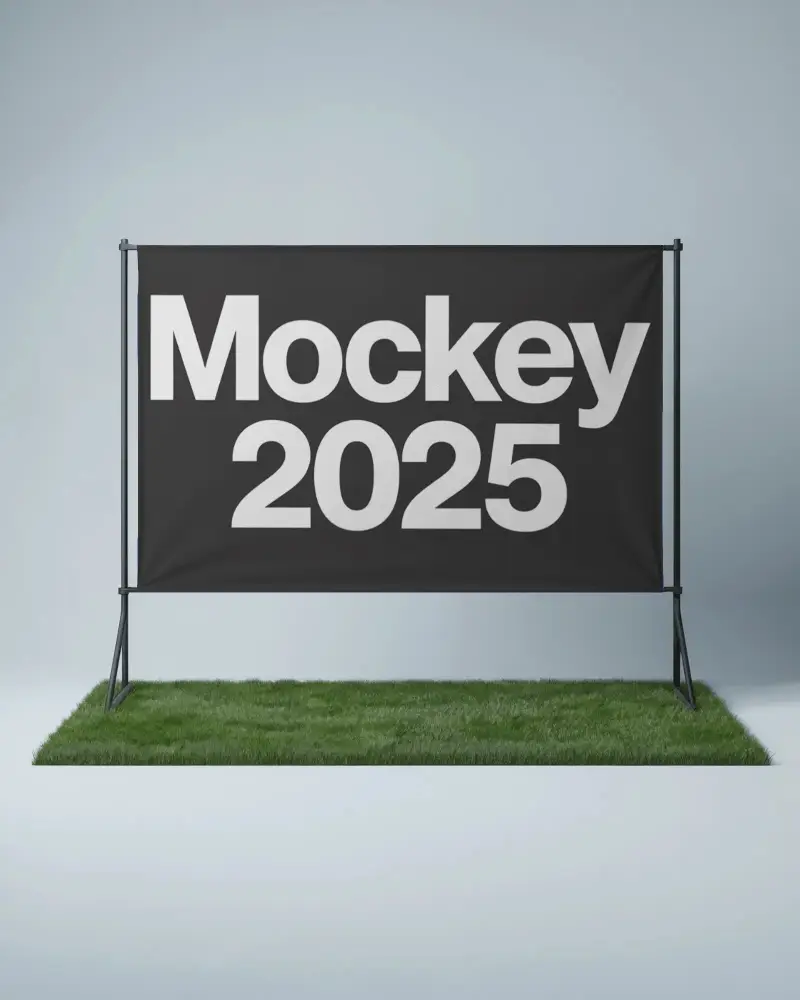 outdoor-banner-mockup-stand-with-texture-background-for-advertisement-and-promotion