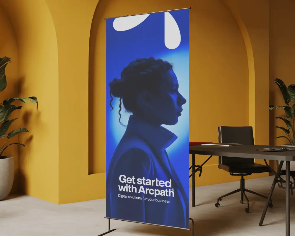 Interior Presentation Banner Mockup For Branding And Marketing Campaigns