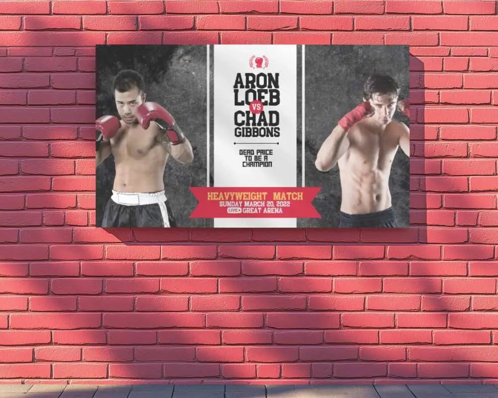 Brick Wall Horizontal Banner Mockup Bold Contrast Natural Light Shadowed Texture