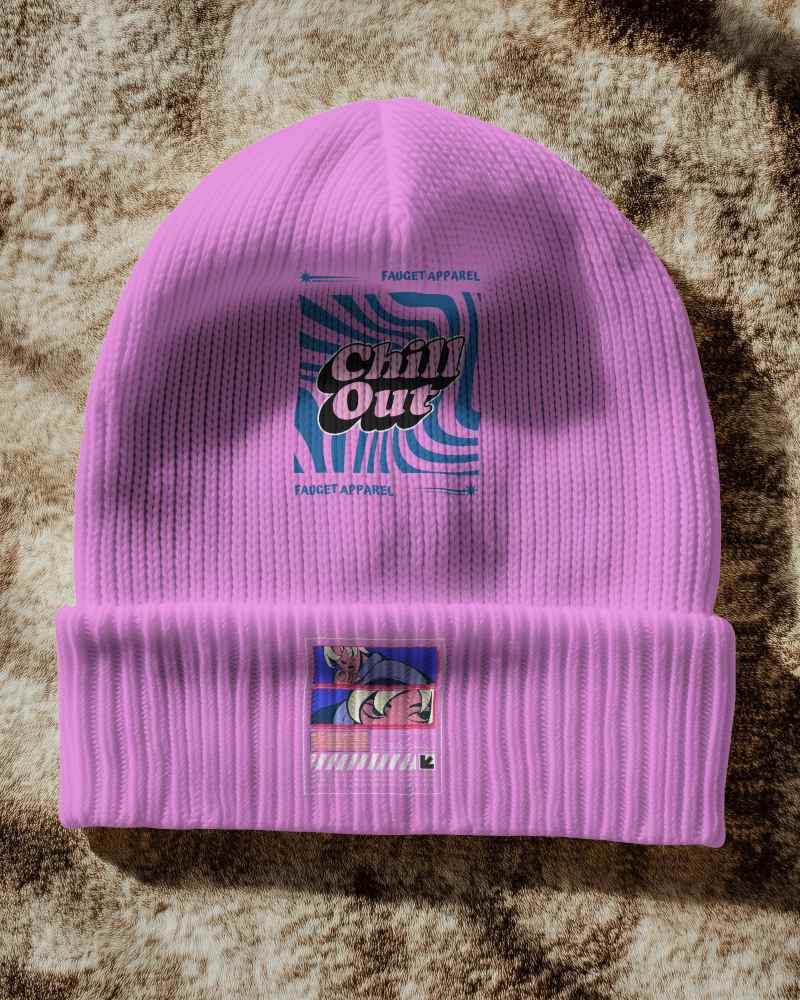 Statement Love Beanie Mockup Urban Style