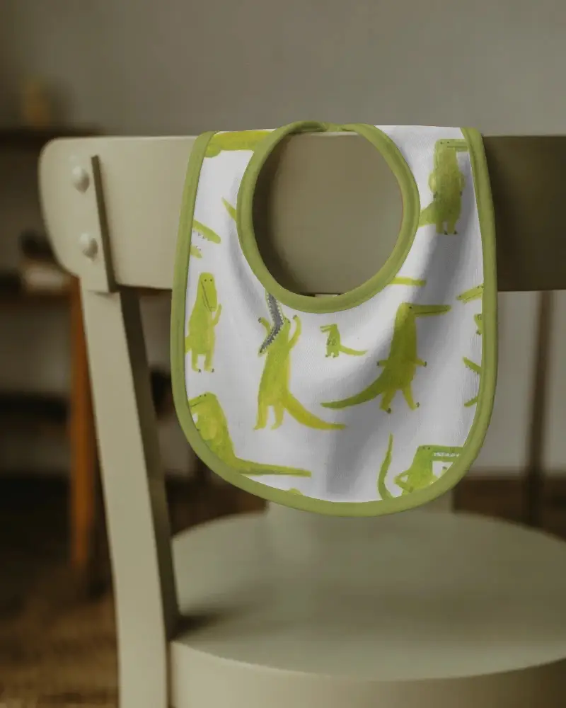 Soft Breathable Baby Bib With Adjustable Closure For Infants And Toddlers