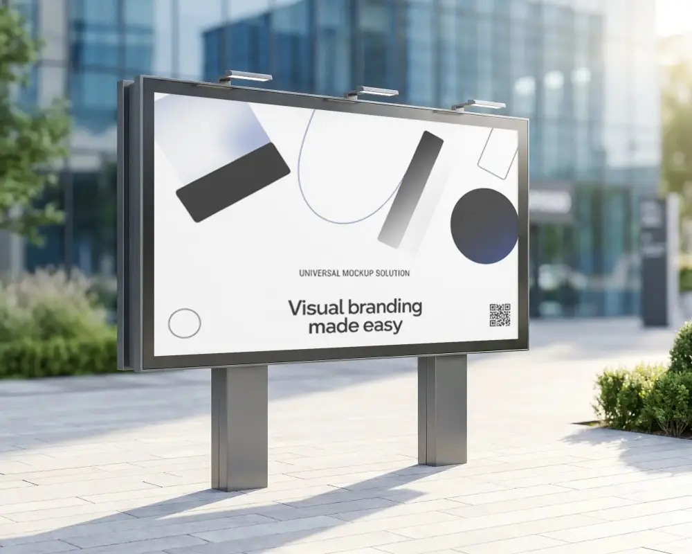Cityside Billboard Mockup For Advertising Campaigns And Visual Presentations