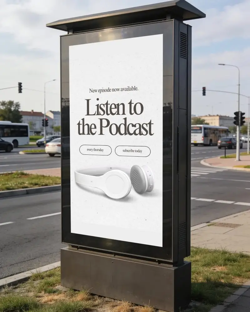 Roadside Large Public Advertising Billboard Mockup For City Marketing Campaign Ideas