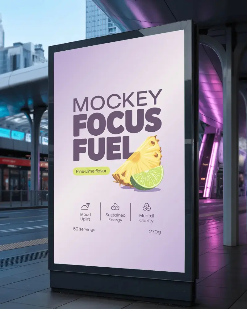 Urban Station Advertising Display For Effective Brand Promotion And Customer Engagement