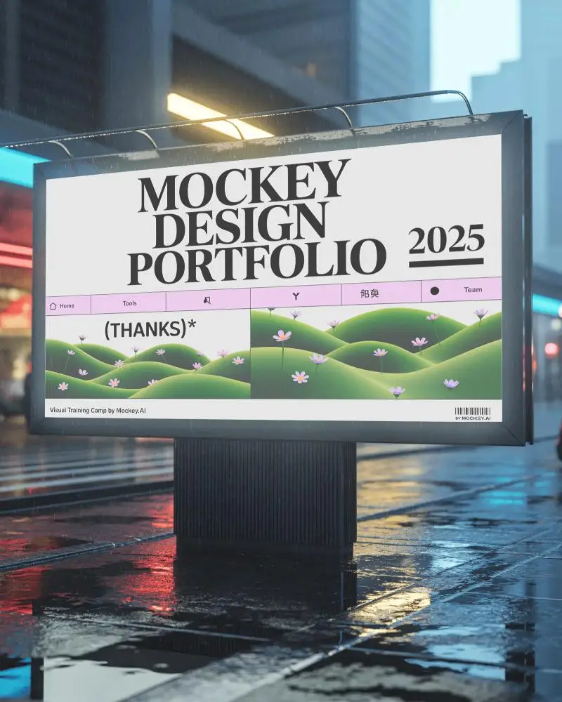Urban Outdoor Billboard Mockup For Advertising And Promotional Campaigns In City Environment
