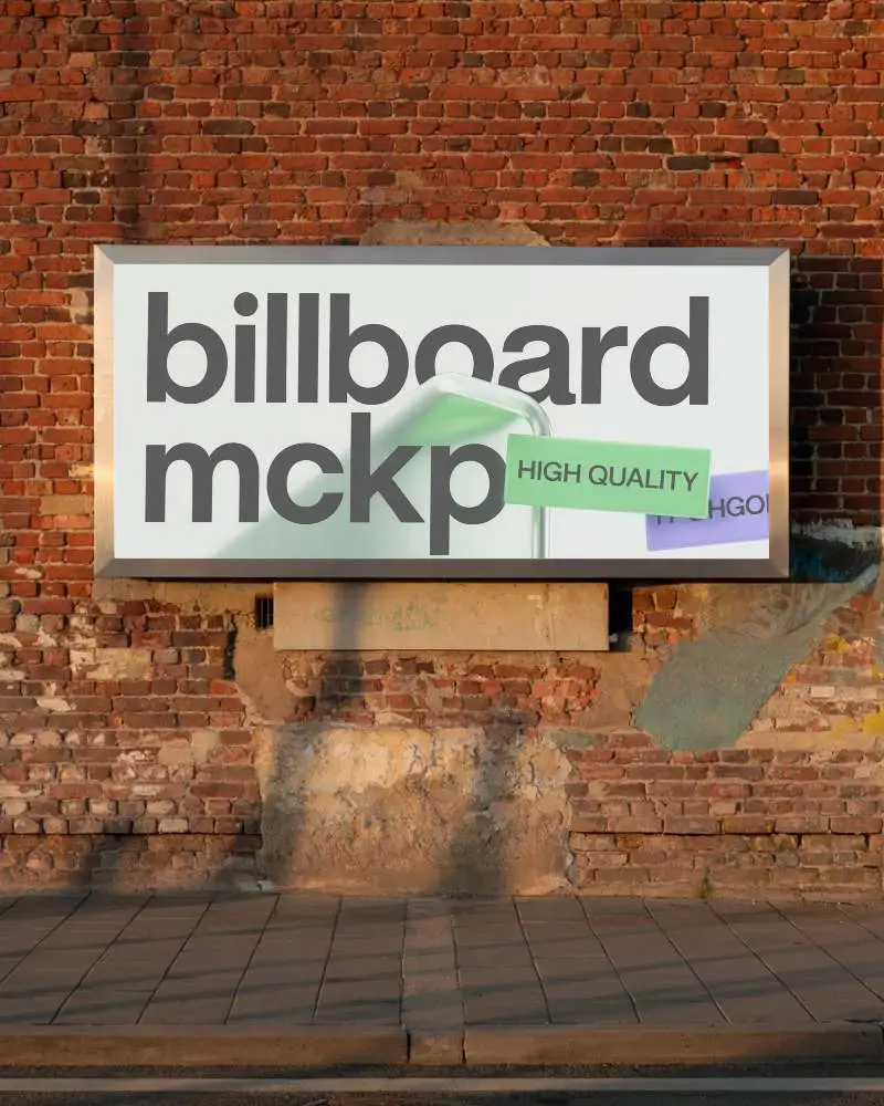 urban-brick-wall-billboard-mockup-with-blank-white-space-for-advertising-content-display-0535