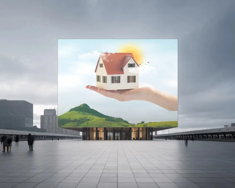 Cityscape Blank Billboard Mockup For Effective Public Marketing Campaigns Or Announcements