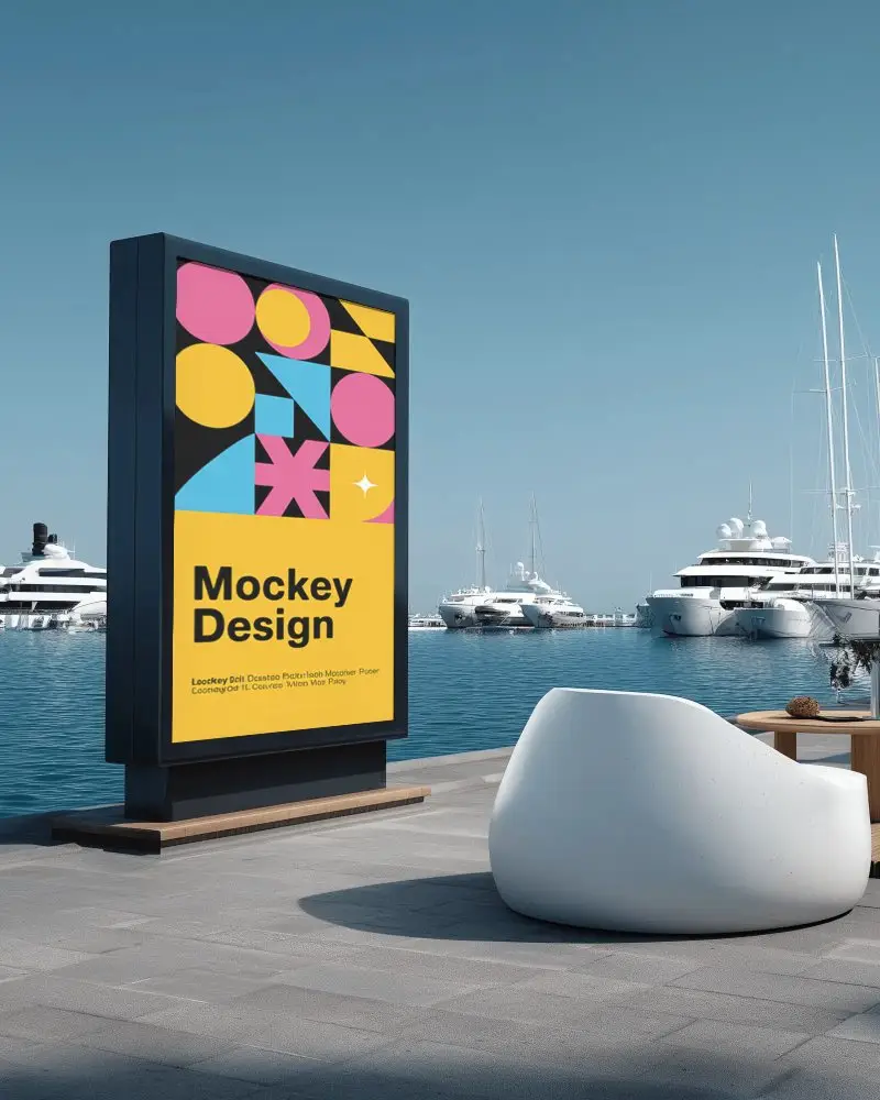 vertical-billboard-mockup-marina-view-scene-with-yachts-and-blue-sea-backdrop
