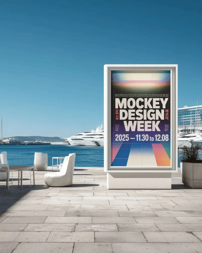 billboard-mockup-modern-marina-seating-area-scene-with-sailboats-in-background