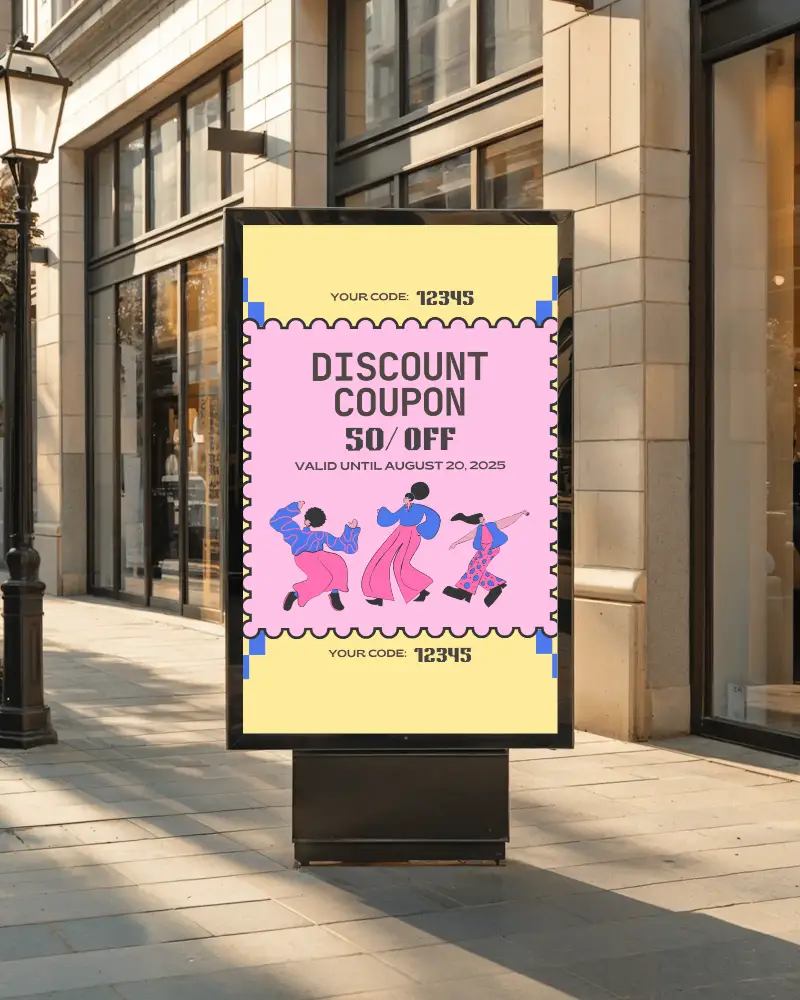 downtown-shopping-district-billboard-mockup-sunset-light-on-luxury-storefront-facades