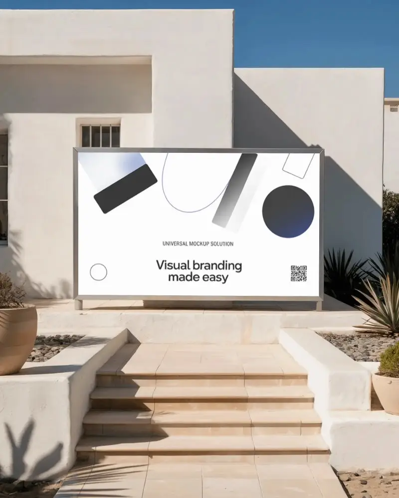 minimal-white-house-billboard-mockup-with-terrace-steps-under-clear-sky-and-shadows