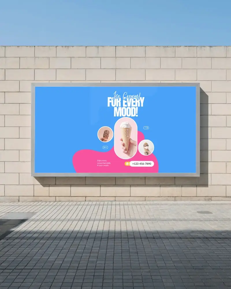 Urban Outdoor Billboard Mockup For Advertising Brand Promotion And Creative Graphic Presentation 0507