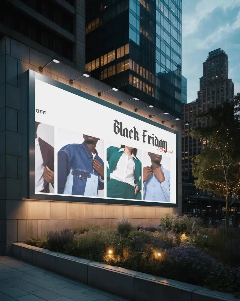 illuminated-empty-billboard-mockup-on-modern-building-wall-for-promotional-content-511