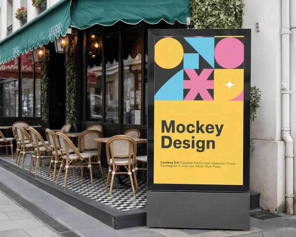 outdoor-cafe-patio-advertising-billboard-mockup-for-restaurant-marketing-promotion-0523