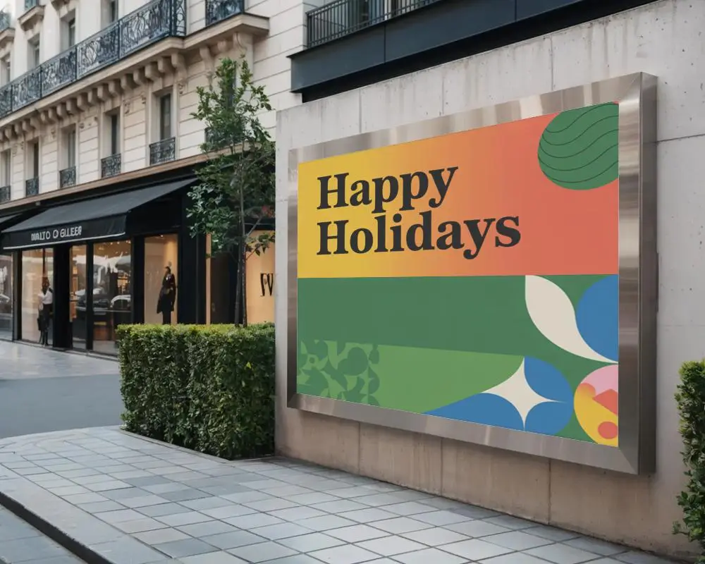 cityside-wall-mounted-billboard-mockup-surrounded-by-pedestrian-walkway-and-shops-0524