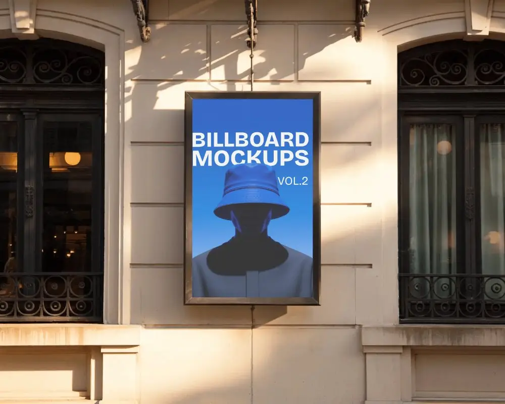 vertical-street-billboard-mockup-on-architectural-facade-with-decorative-window-frames