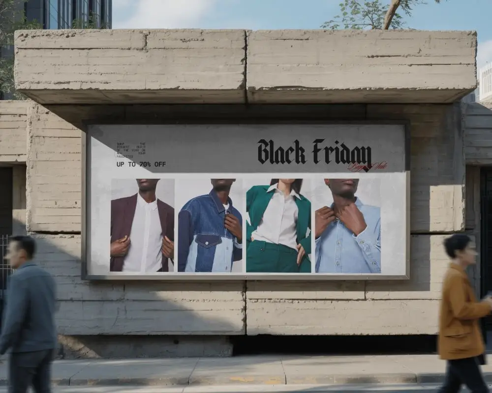 Urban Concrete Billboard Mockup For Street Advertising And Build Your Brand Visibility