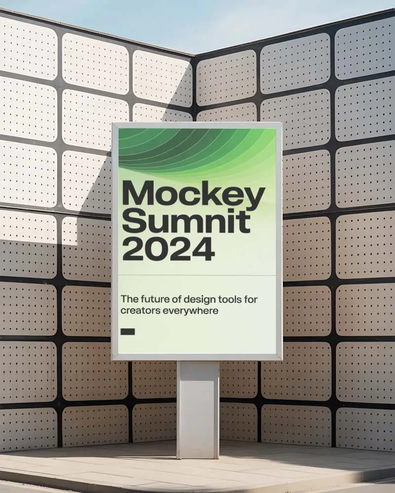 Blank Advertising Billboard Mockup For Promotion And Marketing Campaigns