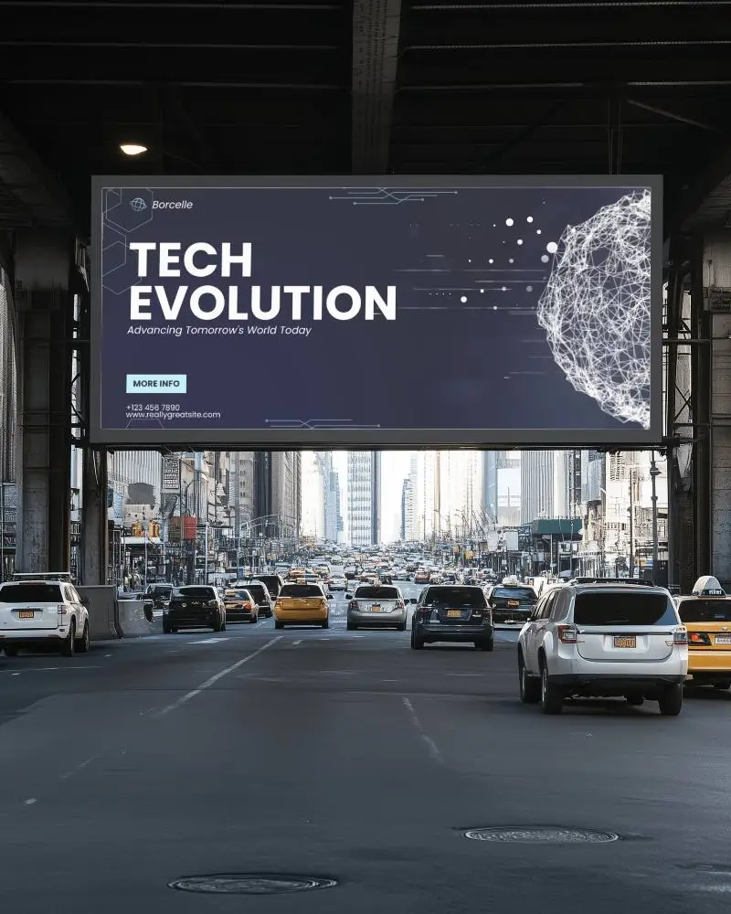 Urban Underpass Billboard Mockup Your Message Here To Reach The Morning Rush