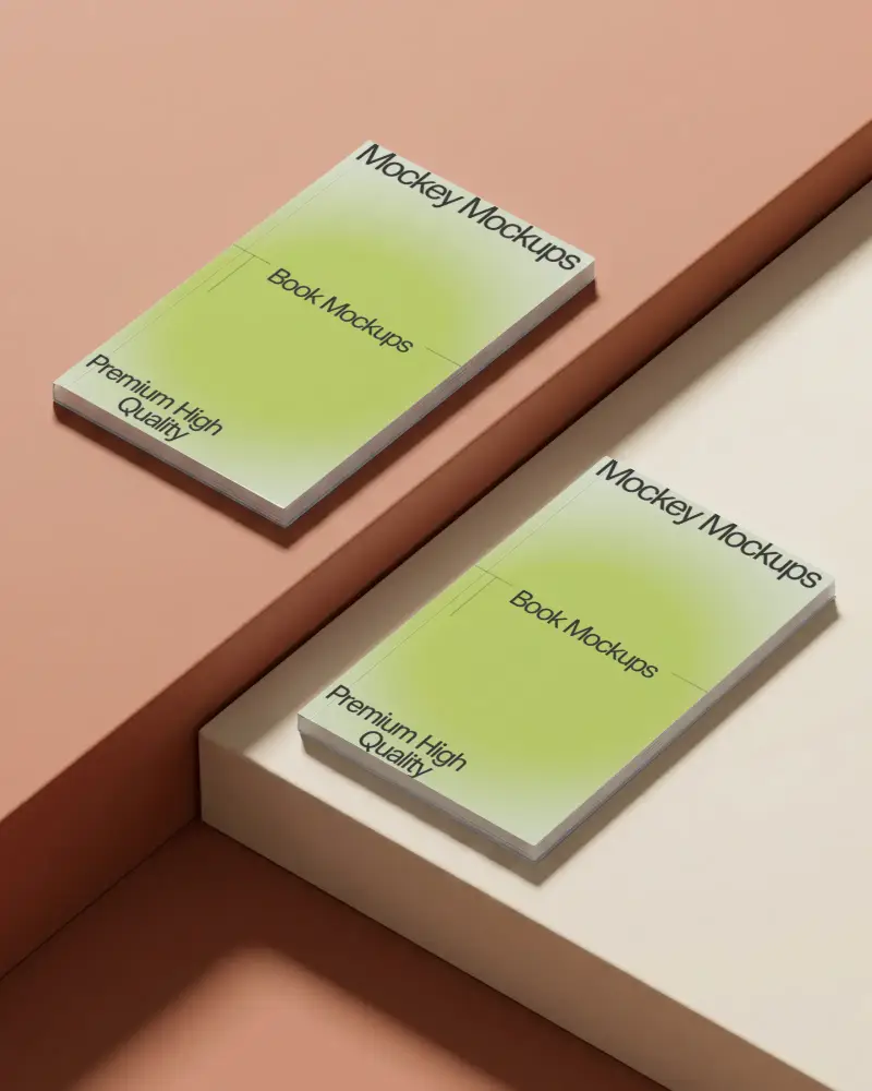 High Resolution Hardcover Book Mockup For Branding And Marketing Presentation Purposes