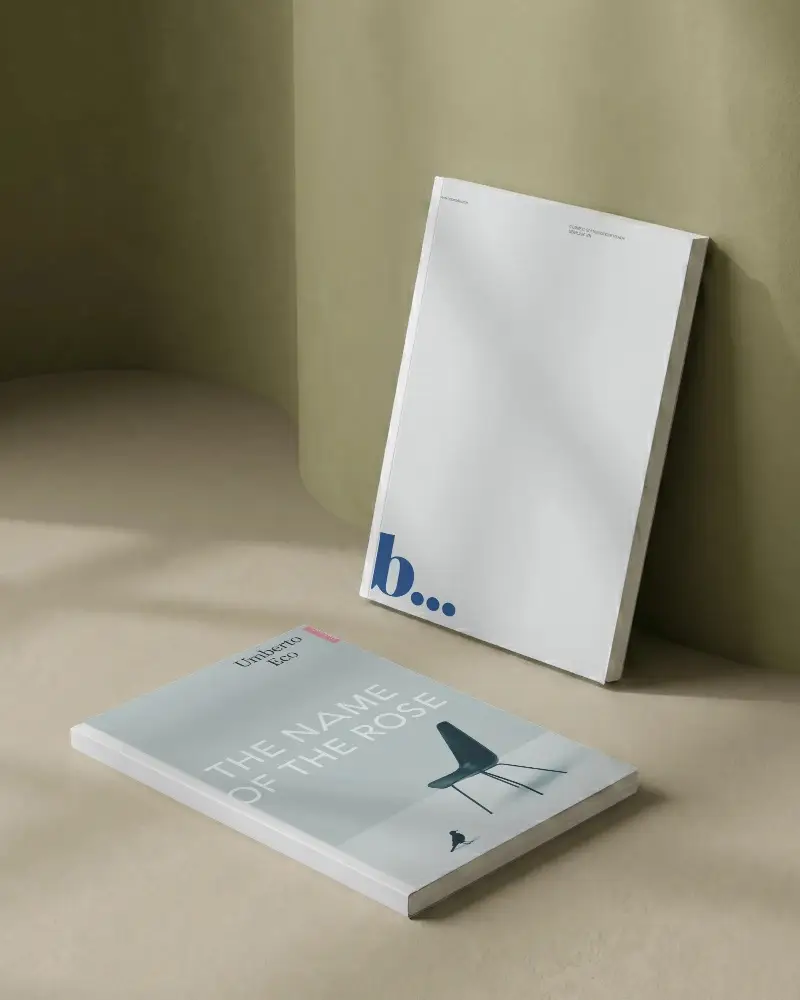Modern Minimalistic Book Mockup For Creative Cover Design Presentation Or Marketing