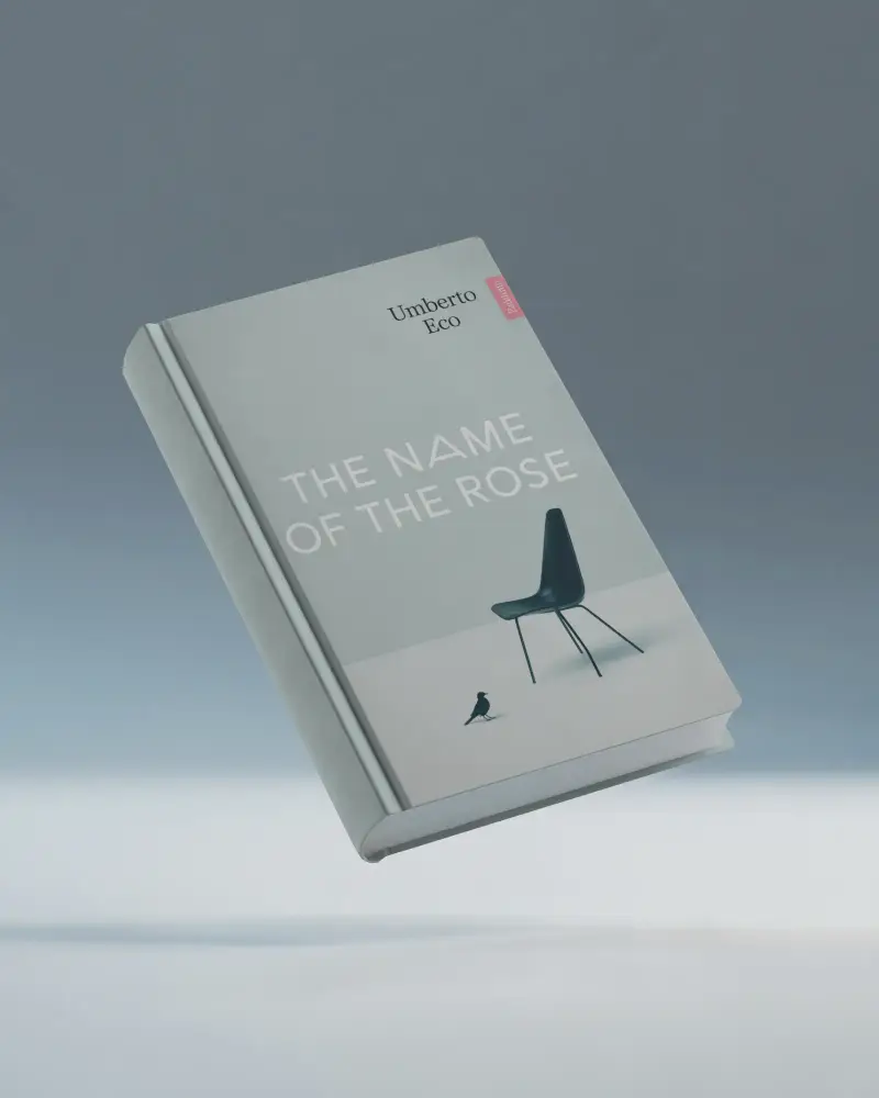 Realistic Floating Hardback Book Mockup Ideal For Promoting Novels And Literary Works Online