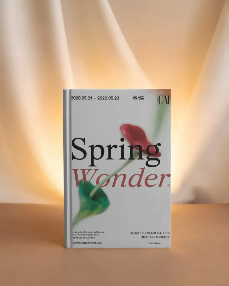 Premium Hardcover Book Mockup Stylish Minimalist Cover For Authors Publishers