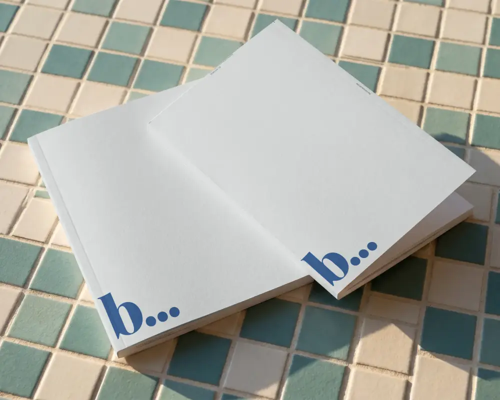 Blank Square Hardcover Book Mockup For Branding And Publishing Projects